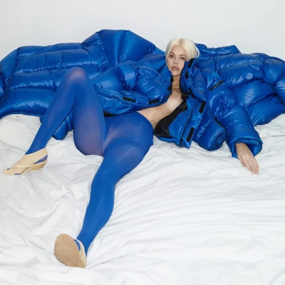 Entire Studios PFD PUFFER JACKET PERSIAN BLUE - Picture 7 of 8